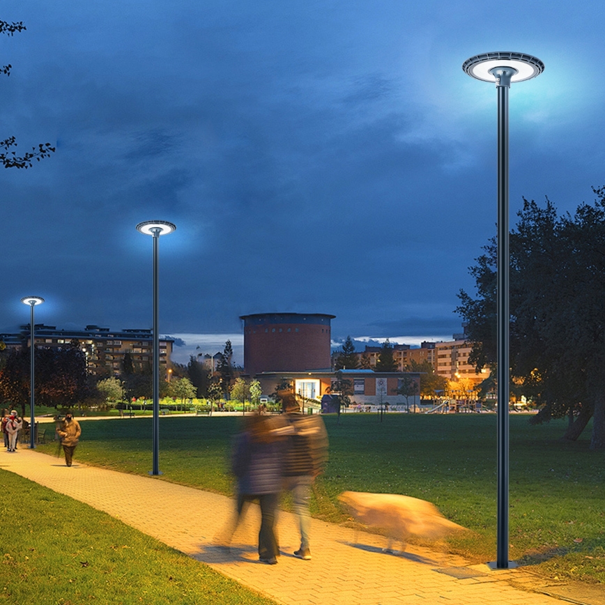 Brilagi - Tige métallique pour mât d'éclairage extérieur URBAN 4 m, Ø 58 mm, anthracite