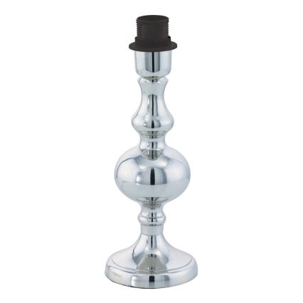BRILAGI - Tischlampe CERIA 1xE27/60W/230V Ø 25 cm glänzender Chrom/grau