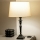 Brilagi - Tischlampe CERIA 1xE27/60W/230V Ø 30 cm schwarz/beige
