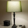 Brilagi - Tischlampe CERIA 1xE27/60W/230V Ø 30 cm schwarz/grün