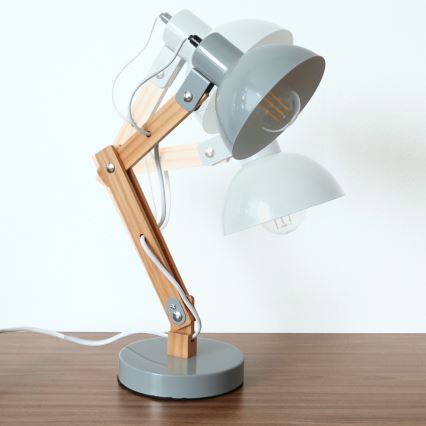 Brilagi - Tischlampe FOCUS 1xE27/40W/230V grau