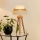 Brilagi - Tischleuchte DENVER LUNETA 1xE27/15W/230V beige/braun/cremefarben