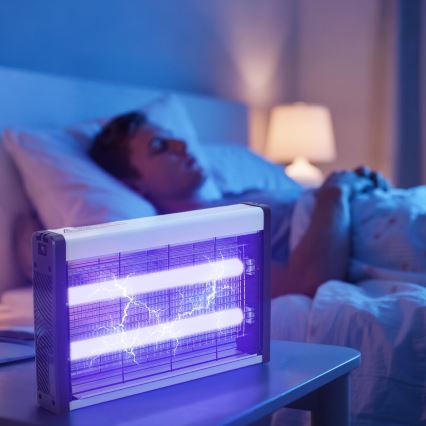 Brilagi - Trappola elettrica per insetti 2xUV/15W/230V 80 m2