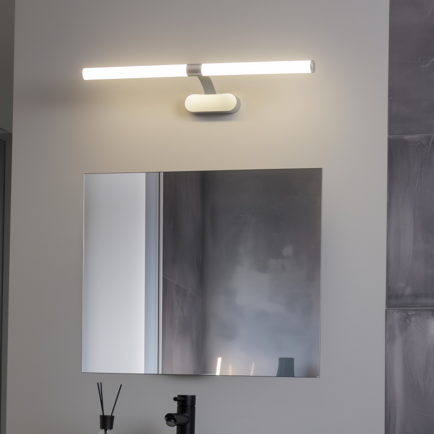 Brilagi - Éclairage LED 2 en 1 pour miroir de salle de bains TUBEO LED/8W/230V 60 cm IP44 argenté