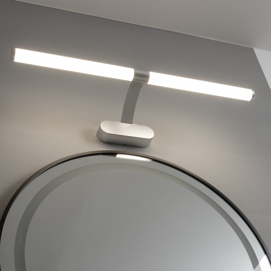 Brilagi - Éclairage LED 2 en 1 pour miroir de salle de bains TUBEO LED/8W/230V 60 cm IP44 argenté