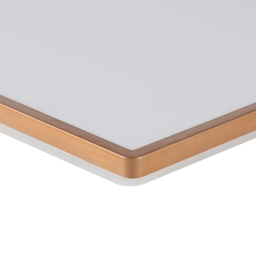 Brilagi - LED-Deckenleuchte für Badezimmer ULTRA SLIM LED/18W/230V 30x30 cm Roségold IP54