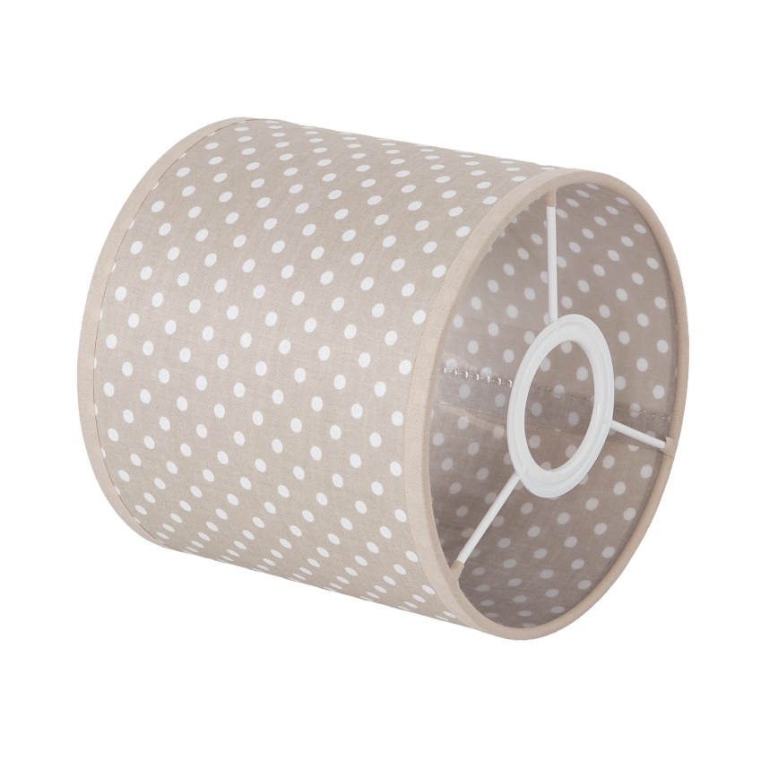 Brilagi - Universeller Lampenschirm BOBO E27 Ø 15 cm beige/mit Punkten