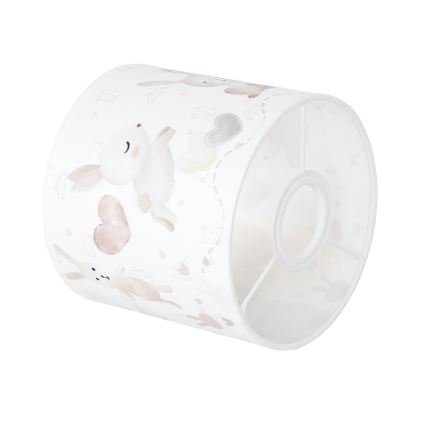 Brilagi - Universeller Lampenschirm BOBO E27, Ø 15 cm, weiß/Hasenmotiv
