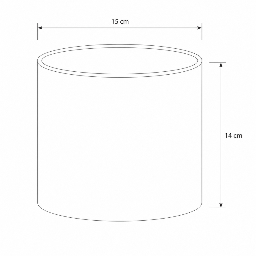 Brilagi - Universeller Lampenschirm BOBO E27, Ø 15 cm, weiß/Hasenmotiv