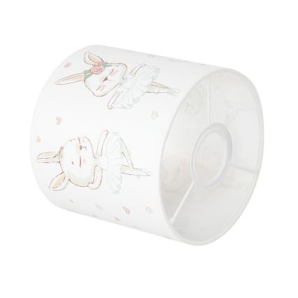Brilagi - Universeller Lampenschirm BOBO E27 Ø 15 cm weiß/mit Häschen