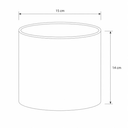 Brilagi - Universeller Lampenschirm BOBO E27 Ø 15 cm weiß/Tiermotive