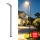 Brilagi - URBANLIGHT LED-Straßenlaterne für den Außenbereich mit 4 m Mast und Gelenk LED/100W/230V, schwarz, IP65
