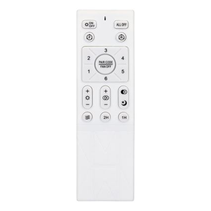 Brilagi - Ventilateur de plafond à intensité variable LED/30W/230V 3000-6500K blanc/marron + Télécommande