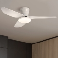 Brilagi - Ventilateur de plafond à intensité variable LED/30W/230V 3000-6500K blanc + Télécommande