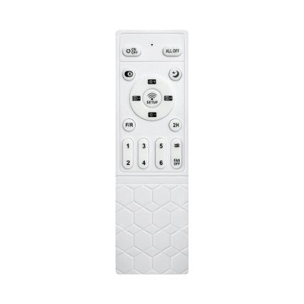 Brilagi - Ventilateur de plafond LED dimmable LED/32W/230V 95 cm noir/marron + télécommande