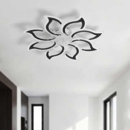 Brilagi - Ventilateur de plafond LED dimmable LED/44W/230V 3000-6500K Ø 90 cm noir + télécommande