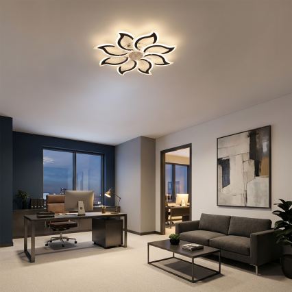 Brilagi - Ventilateur de plafond LED dimmable LED/44W/230V 3000-6500K Ø 90 cm noir + télécommande