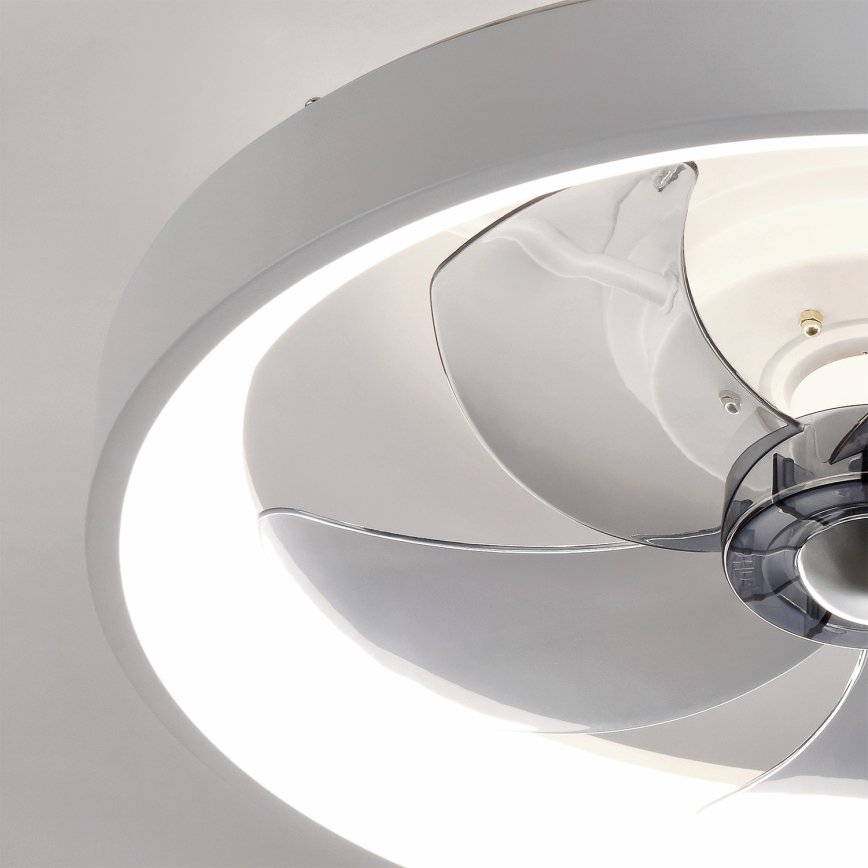 Brilagi - Ventilateur de plafond LED à intensité variable LED/34W/230V 3000-6500K Ø 50 cm blanc + télécommande