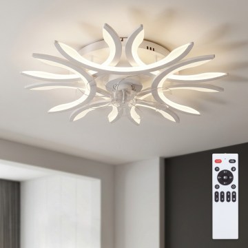 Brilagi - Ventilateur de plafond LED dimmable/70 W/230 V 3000–6500 K Ø 76 cm blanc + télécommande