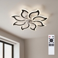 Brilagi - Ventilateur de plafond LED dimmable LED/44W/230V 3000-6500K Ø 90 cm noir + télécommande