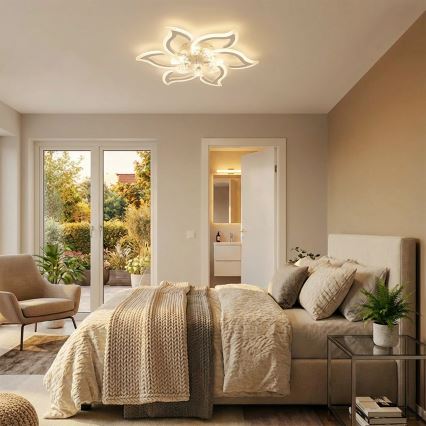 Brilagi - Ventilatore da soffitto dimmerabile a LED/34W/230V 3000-6500K Ø 83 cm bianco + telecomando