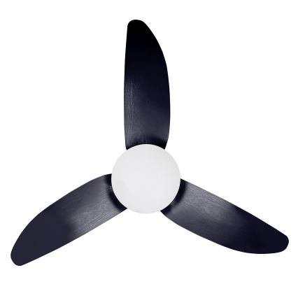 Brilagi - Ventilatore da soffitto dimmerabile a LED LED/30W/230V 3000-6500K nero + telecomando