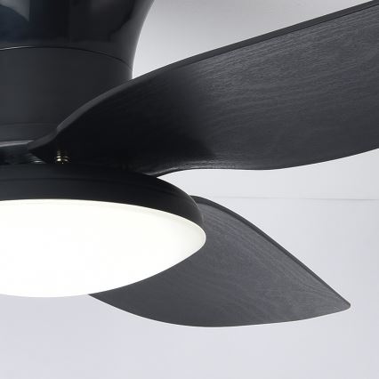 Brilagi - Ventilatore da soffitto dimmerabile a LED LED/30W/230V 3000-6500K nero + telecomando