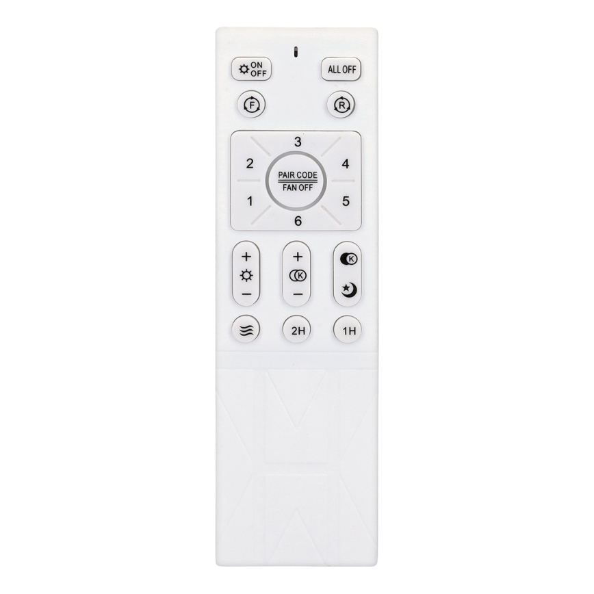 Brilagi - Ventilatore da soffitto dimmerabile a LED LED/30W/230V 3000-6500K nero + telecomando