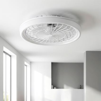 Brilagi - Ventilatore da soffitto LED dimmerabile 40W/230V 3000-6500K Ø 48 cm bianco + telecomando