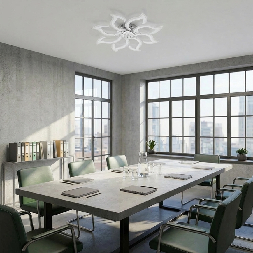 Brilagi - Ventilatore da soffitto dimmerabile con LED/44W/230V 3000-6500K Ø 90 cm bianco + telecomando
