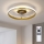 Brilagi - Ventilatore da soffitto LED dimmerabile LED/66W/230V 3000-6500K Ø 55 cm bianco/oro + telecomando
