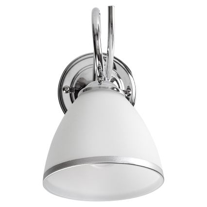Brilagi - Verre de remplacement pour applique murale et lustre FRED E27 Ø 13,5 cm, crème/chrome brillant