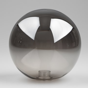 BRILAGI - Verre de remplacement pour lustre, applique murale et lampe MISTEL, MILLA, Ø 15 cm, fumé