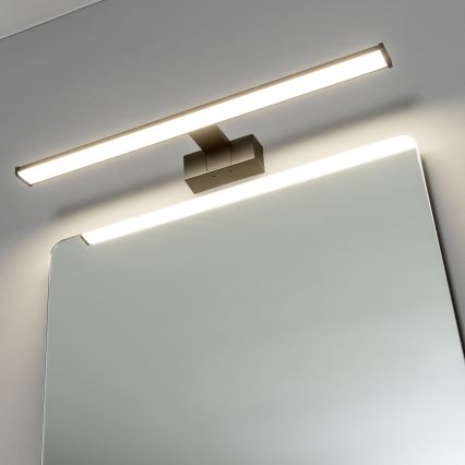 Brilagi - VESTRA Specchio da bagno con luce LED 3 in 1, 12 W, 230 V, 60 cm, IP44, nero