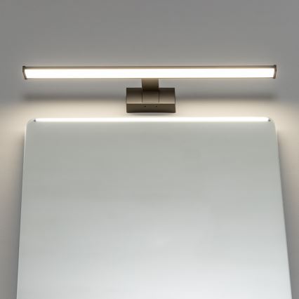 Brilagi - VESTRA Specchio da bagno con luce LED 3 in 1, 12 W, 230 V, 60 cm, IP44, nero