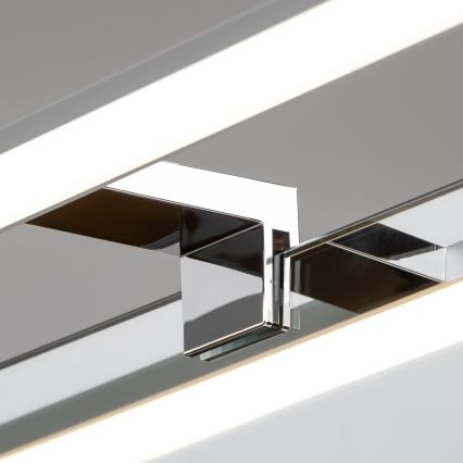 Brilagi - VESTRA Specchio da bagno con luce LED 3 in 1 LED/12W/230V 60 cm IP44 Cromo lucido