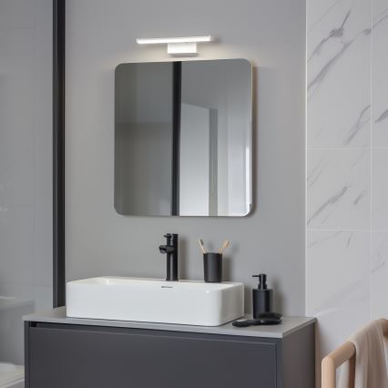Brilagi - Specchio da bagno LED 3 in 1 VESTRA LED/6W/230V 30 cm IP44 bianco