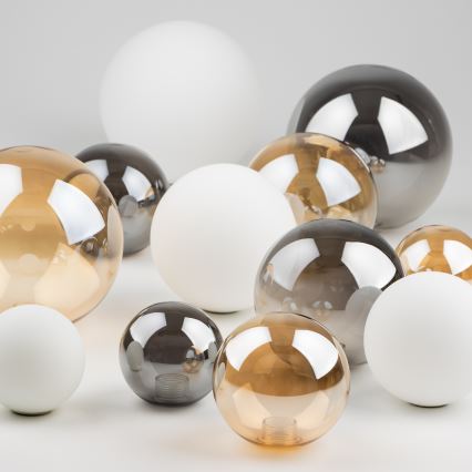 Brilagi - Vetro di ricambio per lampadario, applique e lampada MISTEL, MILLA diametro 12 cm fumé