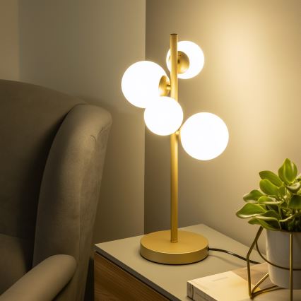 Brilagi - Vetro di ricambio per lampadario, applique e lampada MISTEL, MILLA diametro 15 cm bianco