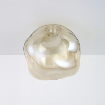 Brilagi - Vetro di ricambio per lampadario, applique e plafoniera VULCANO G9, diametro 15 cm, beige fumé