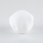 Brilagi - Vetro di ricambio per lampadario, applique e plafoniera VULCANO G9 Ø 15 cm bianco