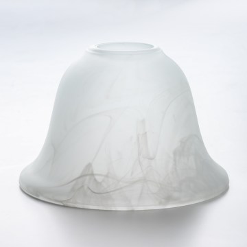BRILAGI - Vetro di ricambio per lampadario e applique CLASSIC E14, Ø 11 cm, bianco