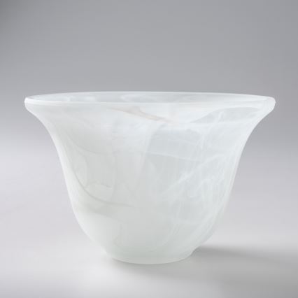 BRILAGI - Vetro di ricambio per lampadario e applique CLASSIC E14, Ø 11 cm, bianco