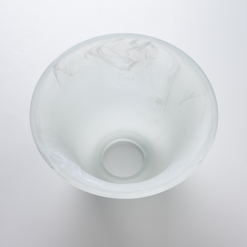 BRILAGI - Vetro di ricambio per lampadario e applique CLASSIC E14, Ø 11 cm, bianco