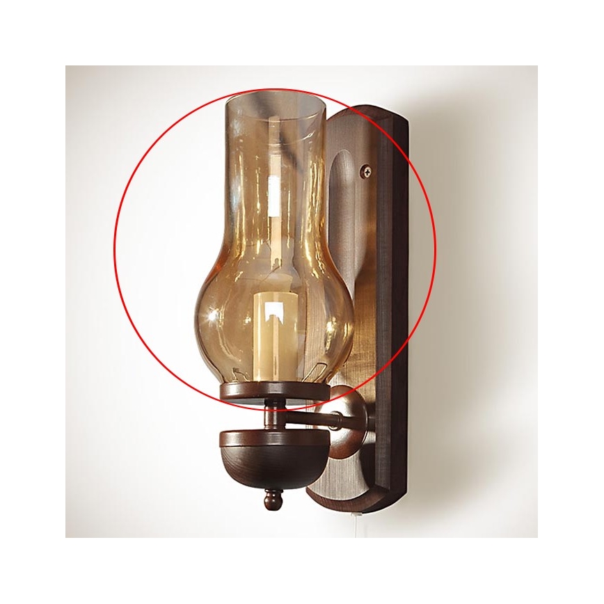Brilagi - Ricambio Vetro per TAVERN/COTTAGE Lampadario e Muro Sconce, E14, 210x110 mm, Gold