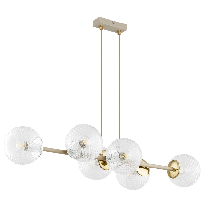 Brilagi - Vetro di ricambio universale STELLA E27 Ø 15 cm trasparente/oro