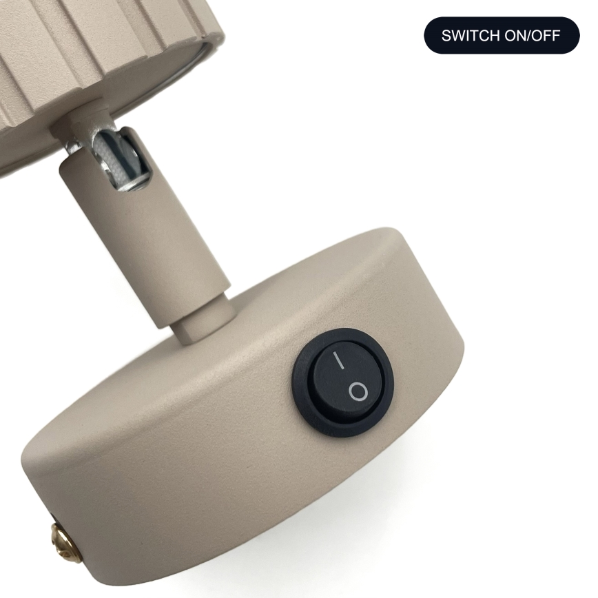 Brilagi - Wand-Spotleuchte CRISPINA 1xGU10/10W/230V beige