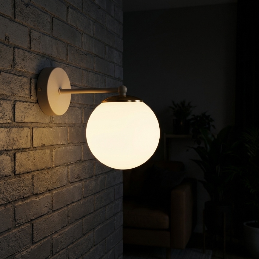Brilagi - Wandleuchte 1xE27/60W/230V beige/gold