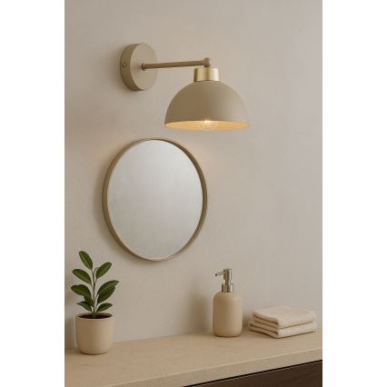 Brilagi - Wandleuchte 1xE27/60W/230V beige/gold