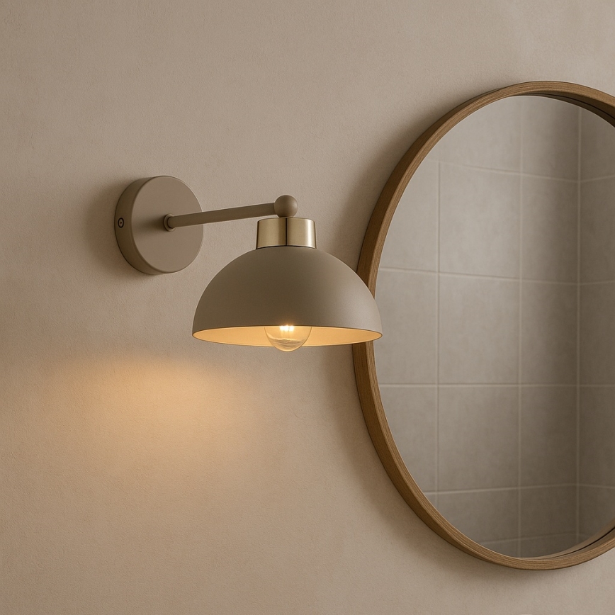 Brilagi - Wandleuchte 1xE27/60W/230V beige/gold